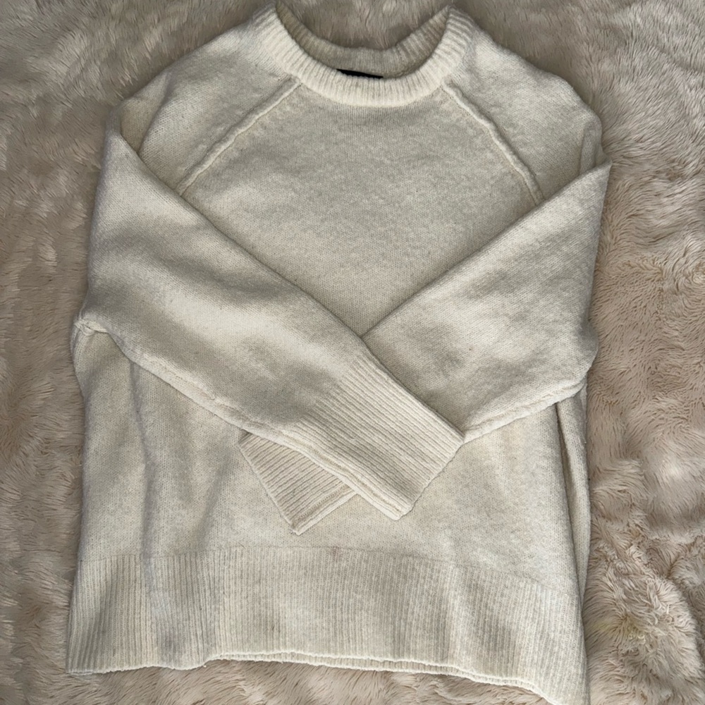 ASOS design cream knit sweater
